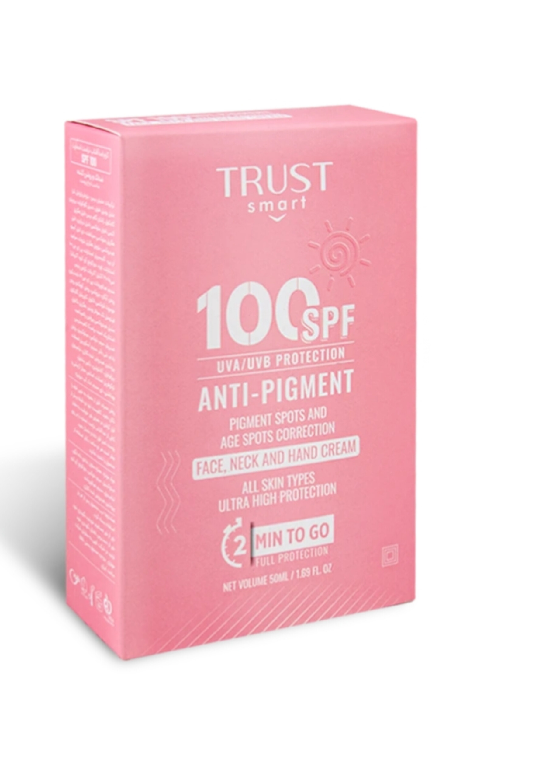 ضدآفتاب spf100تراست اسمارت